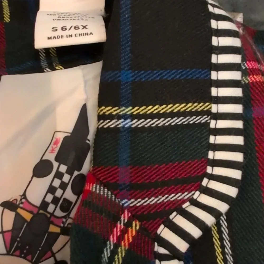 Harajuku‎ mini Y2K plaid & striped blazer girls size 6 holiday